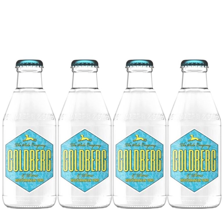 Goldberg Mediterranean Tonic Water 4 x 200 ml HellhammerGin
